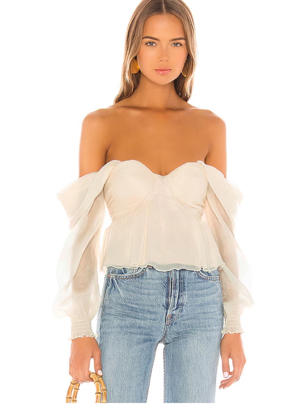 X REVOLVE Burna Blouse in Cream
House of Harlow 1960